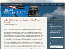 Tablet Screenshot of idahocriminaldefenselaw.com